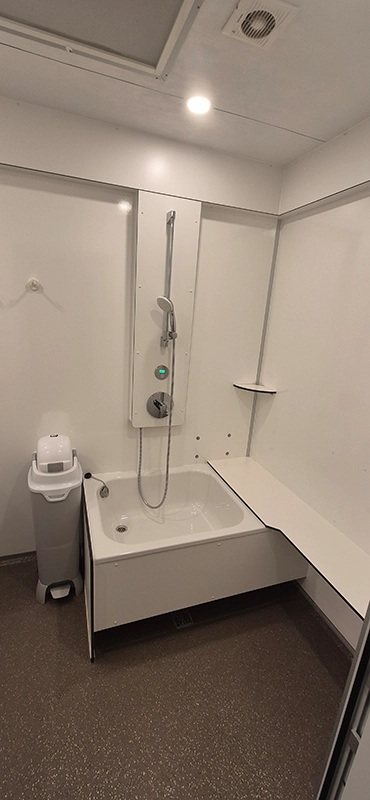 Kindersanitärbereich auf dem Campingplatz Eiland van Maurik